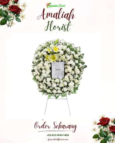 Krans Bunga Duka Cita mugijaya